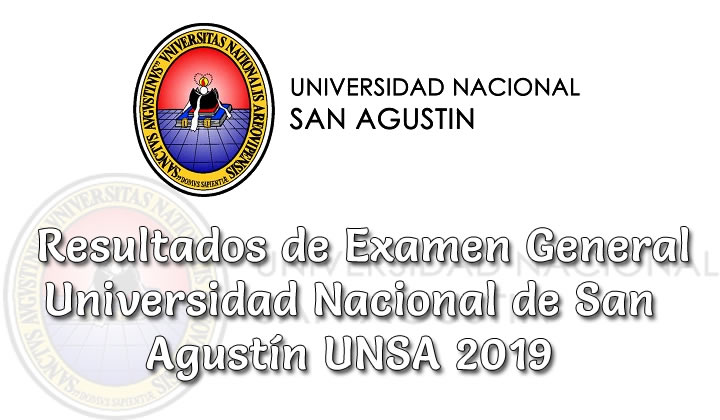 Resultados de examen de admisión UNSA 2019 Fase I