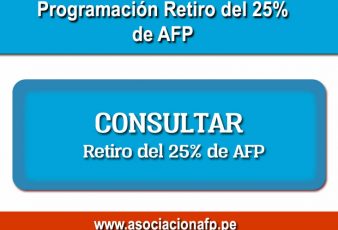 Consultar Retiro del 25% de AFP
