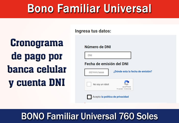 BFU Bono Familiar Universal Cuenta DNI, Cómo Afiliarte para Cobrar en